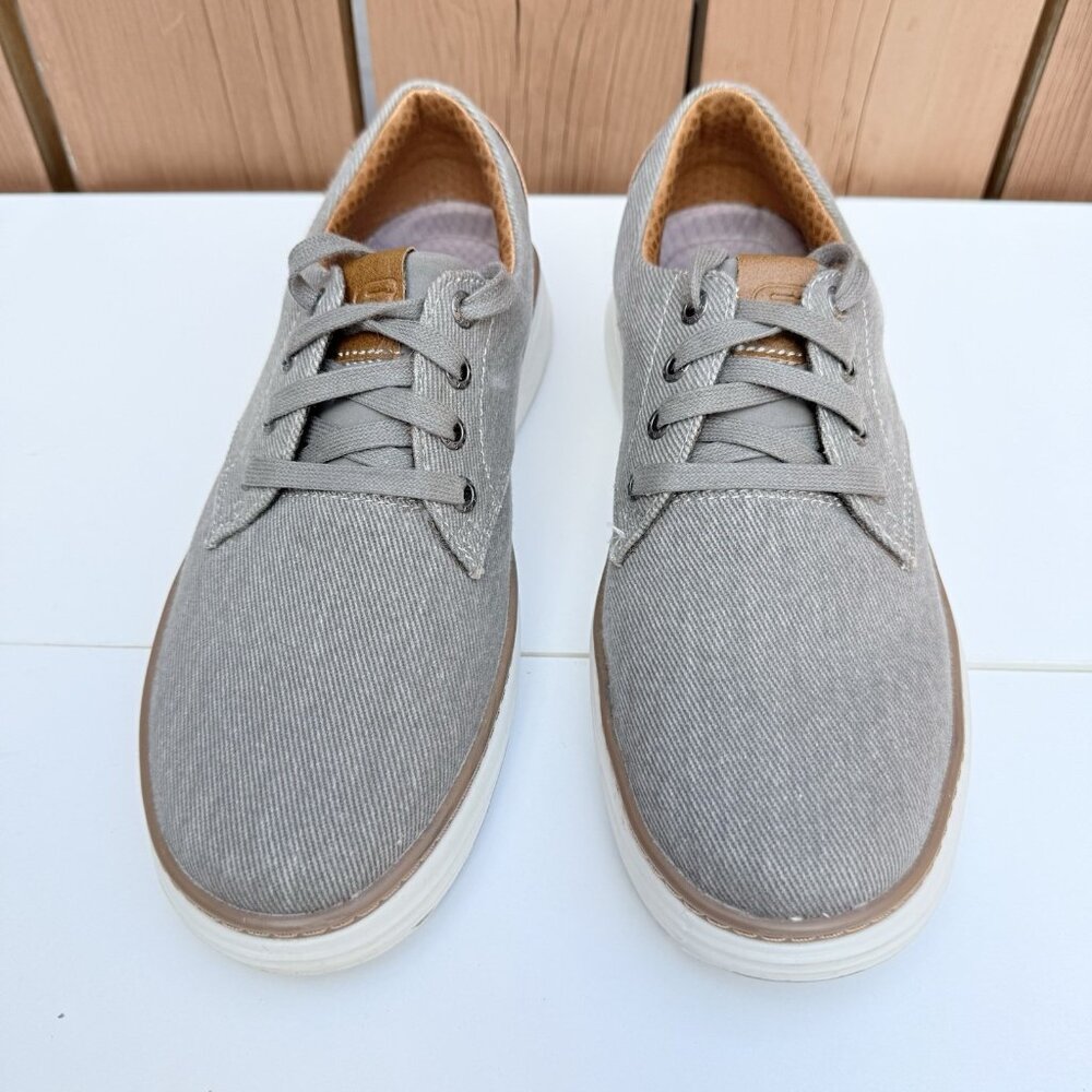Skechers Men’s Classic Fit Air-Cooled Lace Up Casual Oxford Shoes Size 8 - Picture 2 of 9